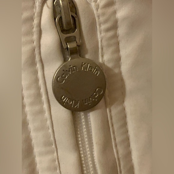 Calvin Klein Duck Down Faux Fur Coat - Picture 9 of 10